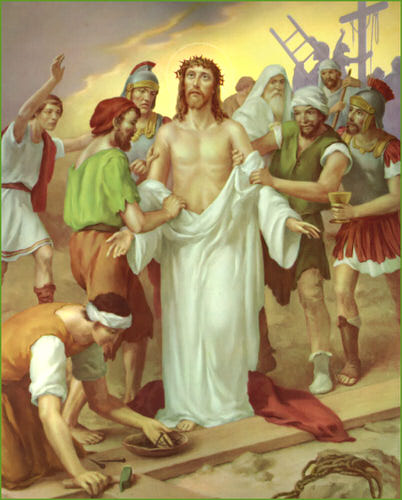 The Tenth Station: Jesus Is Stripped of His Garments