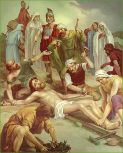 The Eleventh Station: Jesus Is Nailed to the Cross
