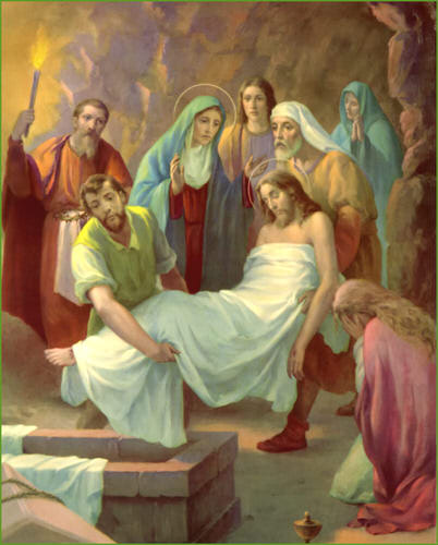 The Fourteenth Station: Jesus Is Placed in the Sepulcher