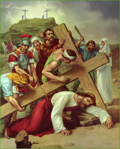 The Ninth Station: Jesus Falls the Third Time